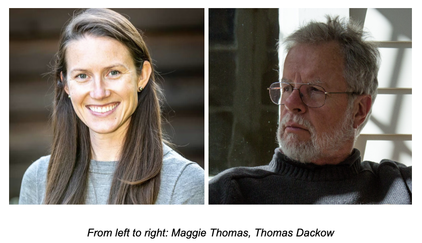From left to right: Maggie Thomas, Thomas Dackow
